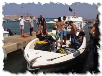 Dive Boat 1 meter away from your equipement